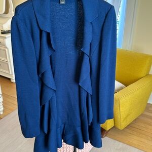 Dark blue sweater jacket